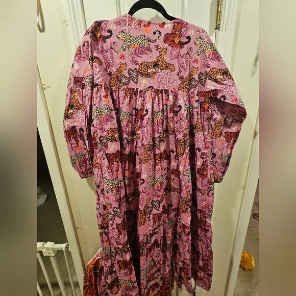 Printfresh Feline Fatale- Day Tripper Dress Lovely Lilac Size Small Nwt - Picture 2 of 3